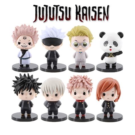 Jujutsu Kaisen Action Figure Miniatura Chibi Bonecos Anime