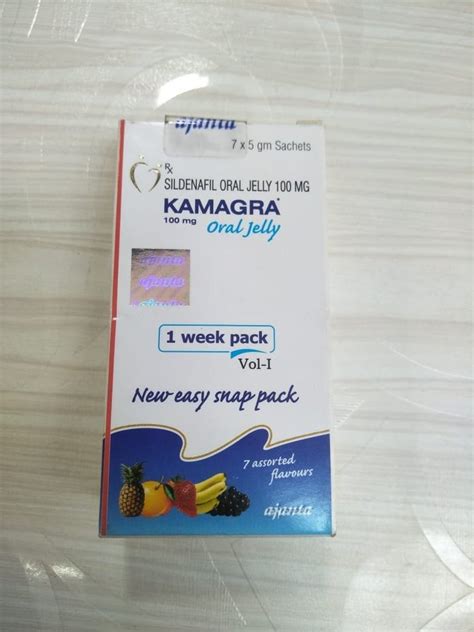 100mg Sildenafil Oral Jelly Packaging Size 7 X 5 Gm Sachets At Rs 385 Pack In Nagpur