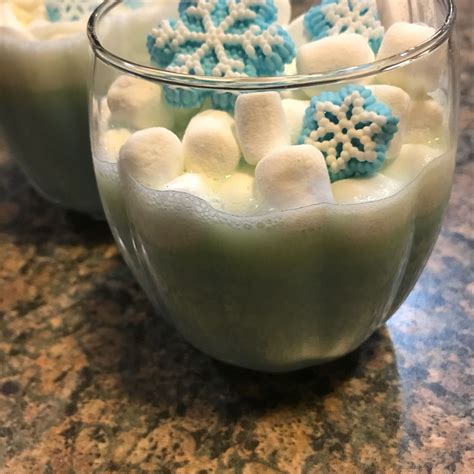 Not Only Is The Disney S Frozen White Hot Chocolate Creamy And