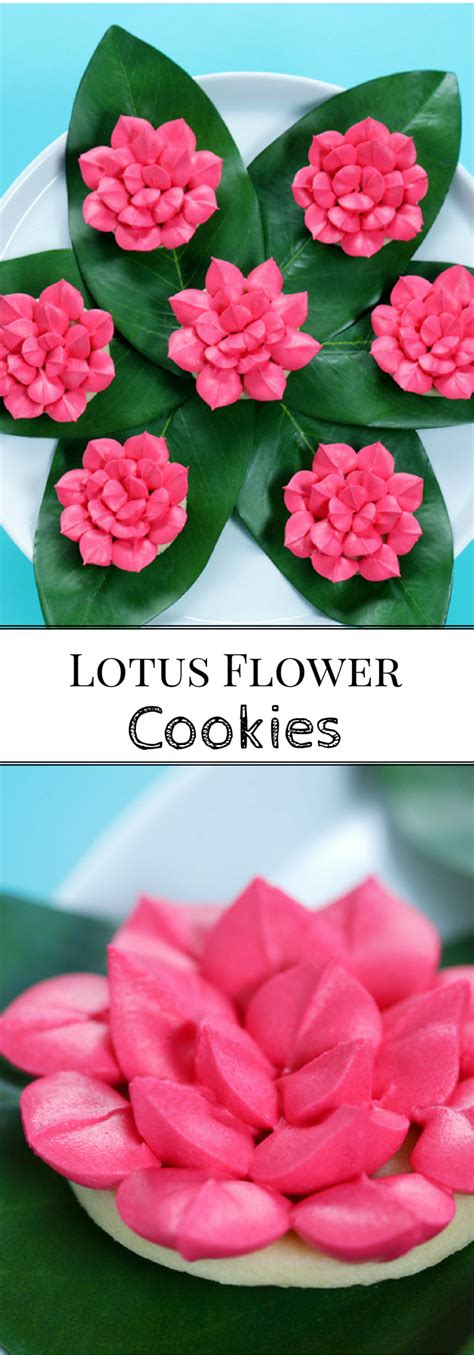 Percy Jackson Lotus Flower Cookies Galletas Decoradas Flores