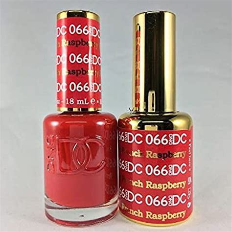 DND DC Duo Soak Off Gel Matching Nail Polish FRENCH RASPBERRY