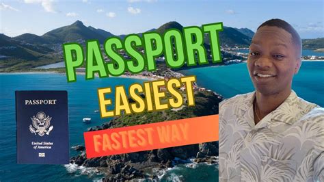 How To Get Your Passport The Easiest And Fastest Way Youtube