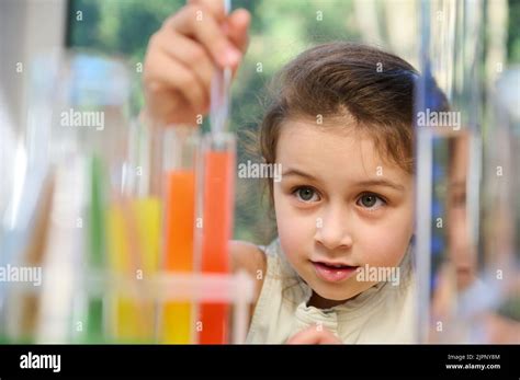 Child Excited Science Experiment Hi Res Stock Photography And Images