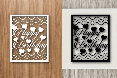 Happy Birthday Paper Template Design