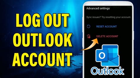 How To Logout Outlook Sign Out Log Out Outlook App On Mobile Youtube