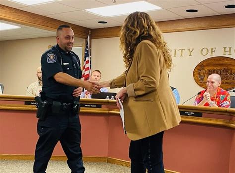 Whmi Local News New Howell City Police Officer Sworn In