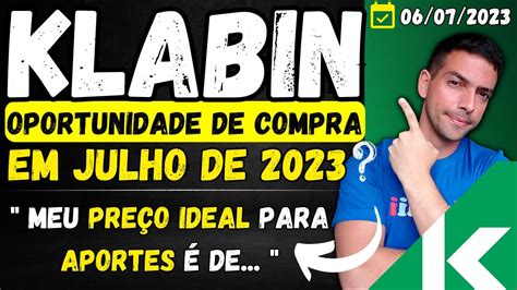 KLABIN NÃO COMPRE KLBN4 ANTES DE VER ESSE VÍDEO EM JULHO DE 2023