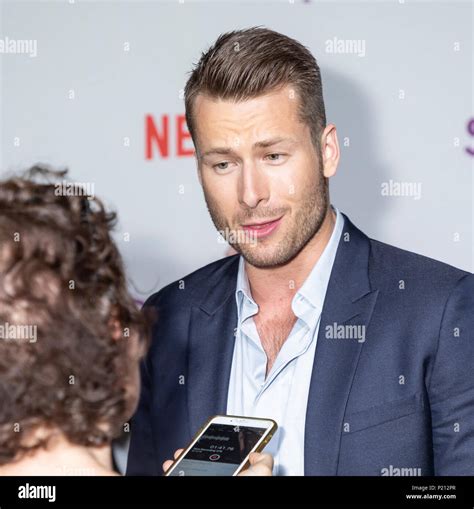 New York Ny Usa June 12 2018 Actor Glen Powell Attends The New