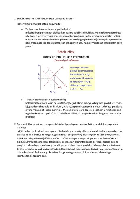 Tugas 2 Ekonomi Moneter Sebutkan Dan Jelaskan Faktor Faktor Penyebab