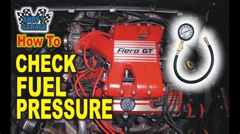 How To Check Fuel Pressure Fiero GT Andys Garage Episode 36