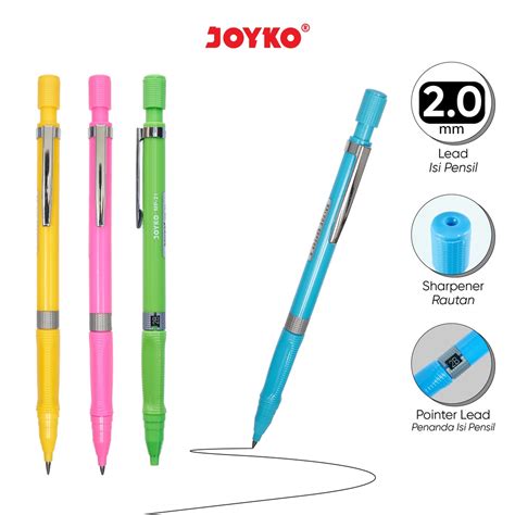 Jual Mechanical Pencil Pensil Mekanik Joyko Mp Mm Shopee Indonesia