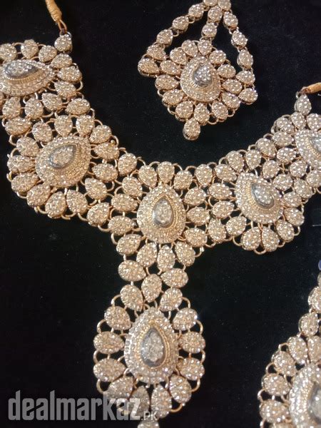 Bridal Set Zarcon Work Jewellery For Women In Karachi