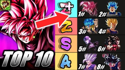 MY TOP 10 UNIT TIER LIST FOR DRAGON BALL LEGENDS MARCH 2023 YouTube