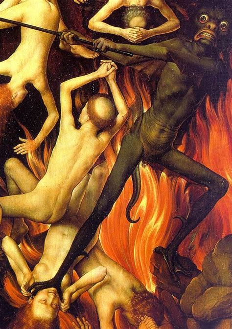 Hans Memling Detail Of The Last Judgement Triptych 1467 71 Alte