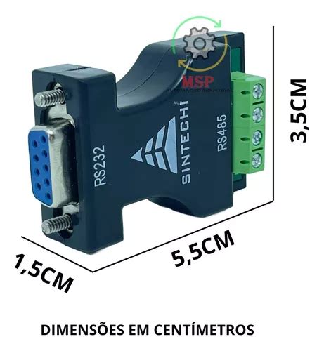 Conversor Adaptador Serial Rs232 Para Rs485 Sintechi à Venda Em Salto