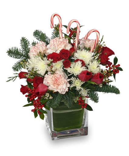 PEPPERMINT PLEASURES Christmas Bouquet in Anadarko, OK - SIMPLY ELEGANT FLOWERS ETC