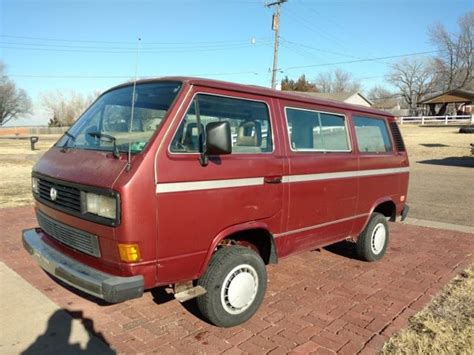 1987 Volkswagen Vanagon GL Syncro 4X4 NO RESERVE For Sale