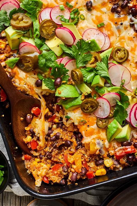 Black Bean Quinoa Enchilada Bake Two Peas And Their Pod