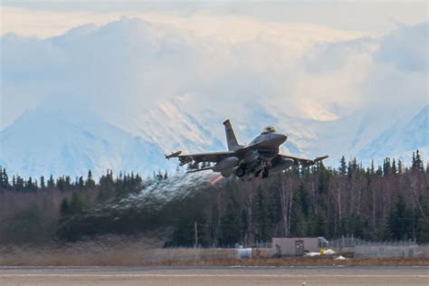 Norad F 16s Intercept Russian Bombers And Fighters Near Alaska Air And Space Forces Magazine