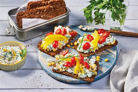 Brote Mit K Rnigem Frischk Se Rezept Lidl Kochen