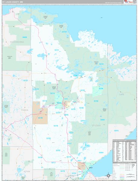 St Louis County Map Minnesota | NAR Media Kit