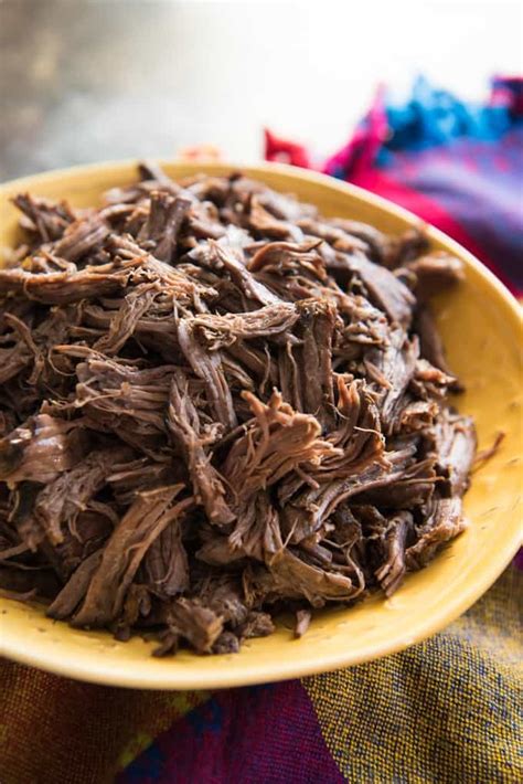 Slow Cooker Mexican Shredded Beef House Of Nash Eats