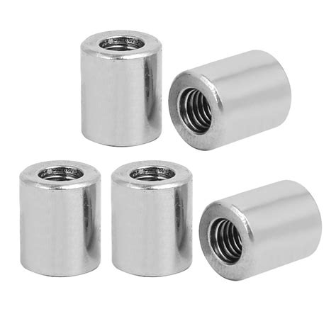 Uxcell M Round Connector Nuts Stainless Steel Coupling Nut Mm