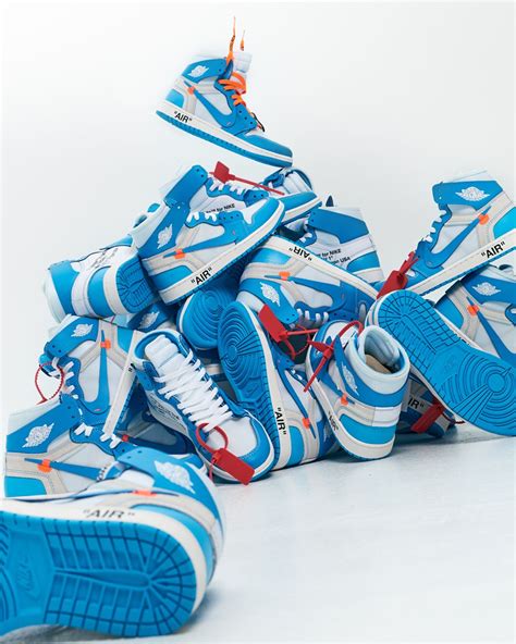 Do You Feel The Heat? The Off-White x Air Jordan 1 'UNC' Is Releasing ...