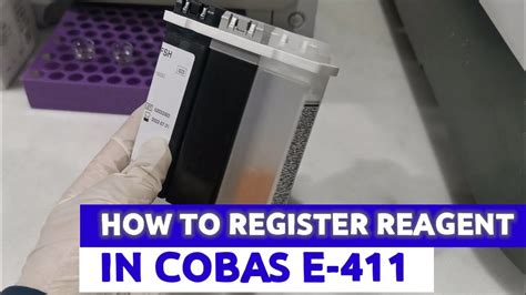 How To Put In A New Reagent In The Cobas E411 Machine Tutorial