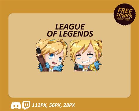 Ezreal Lol Emotes Ezreal Emotes League Of Legends Emotes Twitch