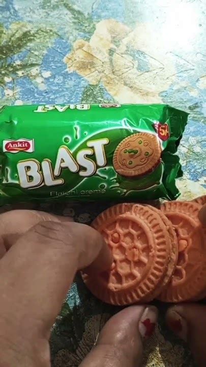 Ankit Blast Elaichi Cream Biscuit Vs Sunfeast Bounce Orange 🍊🧡cream Biscuit Satisfying Video