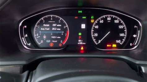 Honda Accord Odometer Display Youtube