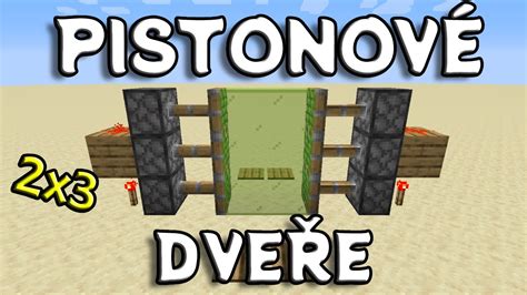 Pistonov Dve E X Bloky Minecraft Tutori L Youtube