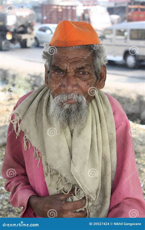 Old Indian Beggar Editorial Stock Image Image 20527424