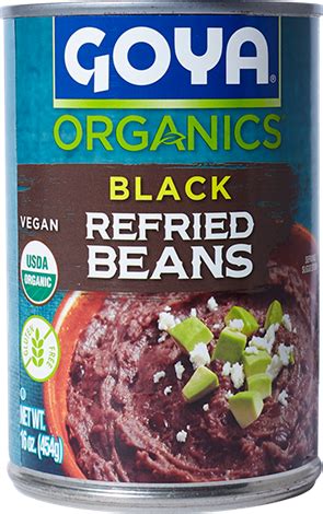 Organic Black Refried Beans - Organic Refried Beans Mexican Style ...