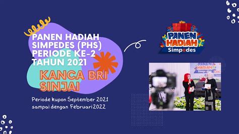 PANEN HADIAH SIMPEDES PERIODE II TAHUN 2022 KANCA BRI SINJAI YouTube