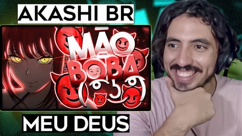 MÃO BOBA ʖ ZUEIRA ANIME Akashi BR Leozin React YouTube