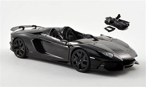 Diecast Model Cars Lamborghini Aventador J 1 18 Autoart J Black 2012 Uk