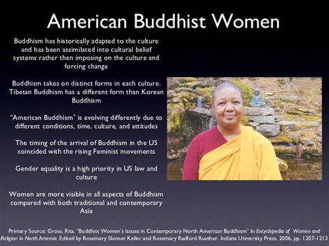 American Buddhist Women And Gender