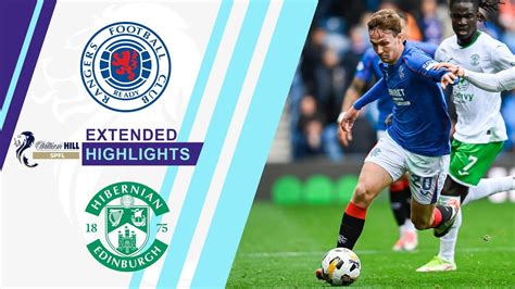 Rangers Vs Hibernian Extended Highlights Spfl Cbs Sports Golazo