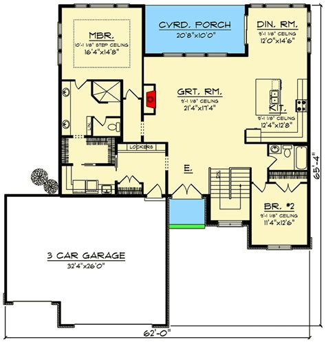 Two Bedroom Ranch Floor Plans - floorplans.click