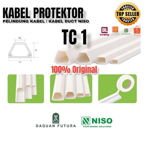 Jual KABEL PROTEKTOR TC1 NISO Kabel Duct TC 1 Pelindung Kabel 1