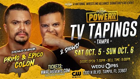 Primo And Epico Colón To Debut At NWA Powerrr Tapings