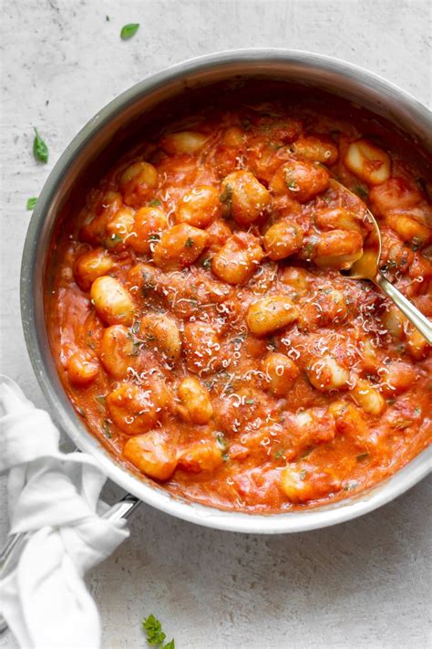 Gnocchi With Tomato Sauce Is The Easiest One Pot Meal Gnocchi Recipes Meals Easy One Pot Meals