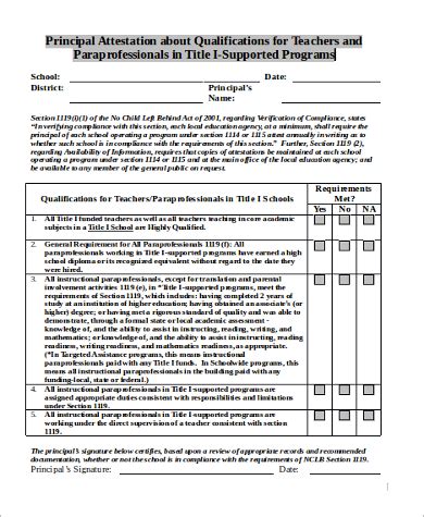 Free Sample Attestation Forms In Ms Word Pdf 24376 Hot Sex Picture