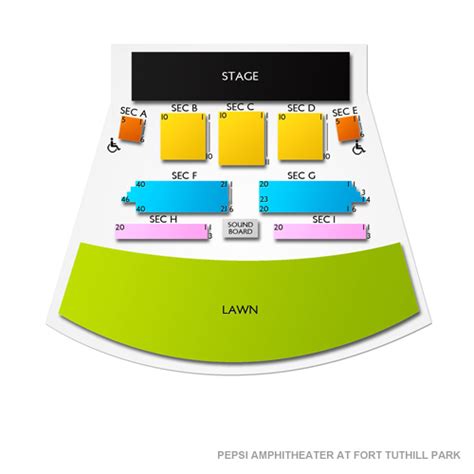 Pepsi Amphitheater At Fort Tuthill Park Seating Chart Vivid Seats