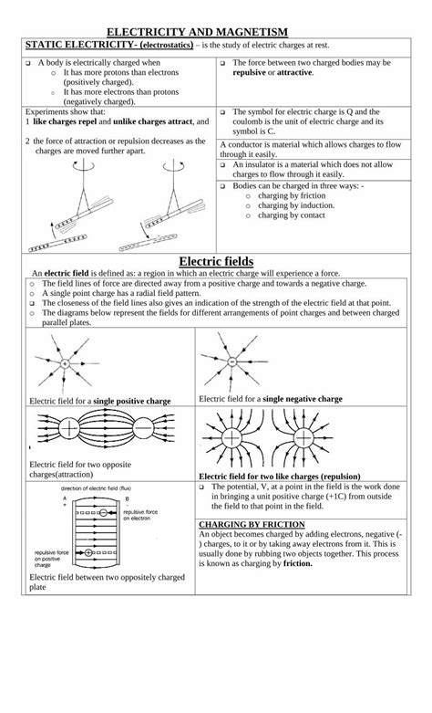 PDF Electric Fields Science For Youmghsfunscience Weebly