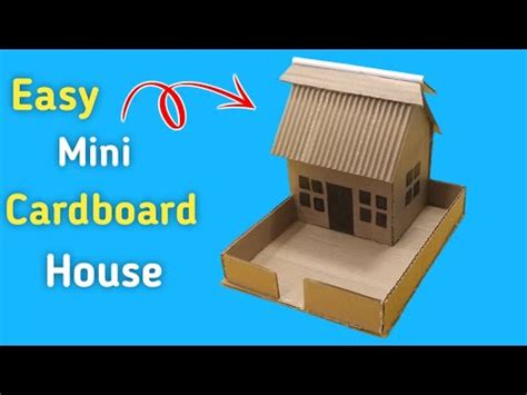 Diy Cardboard How To Make Cardboard House Small House With