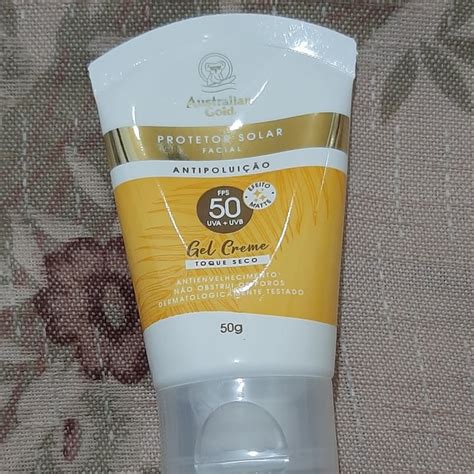 Australian Gold Protetor Solar FPS 50 Gel Creme Para Rosto Review