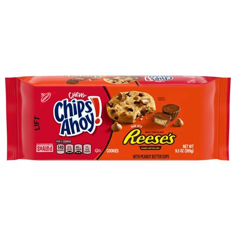 Nabisco Chips Ahoy Chewy Reese S Cookies Shop Cookies At H E B